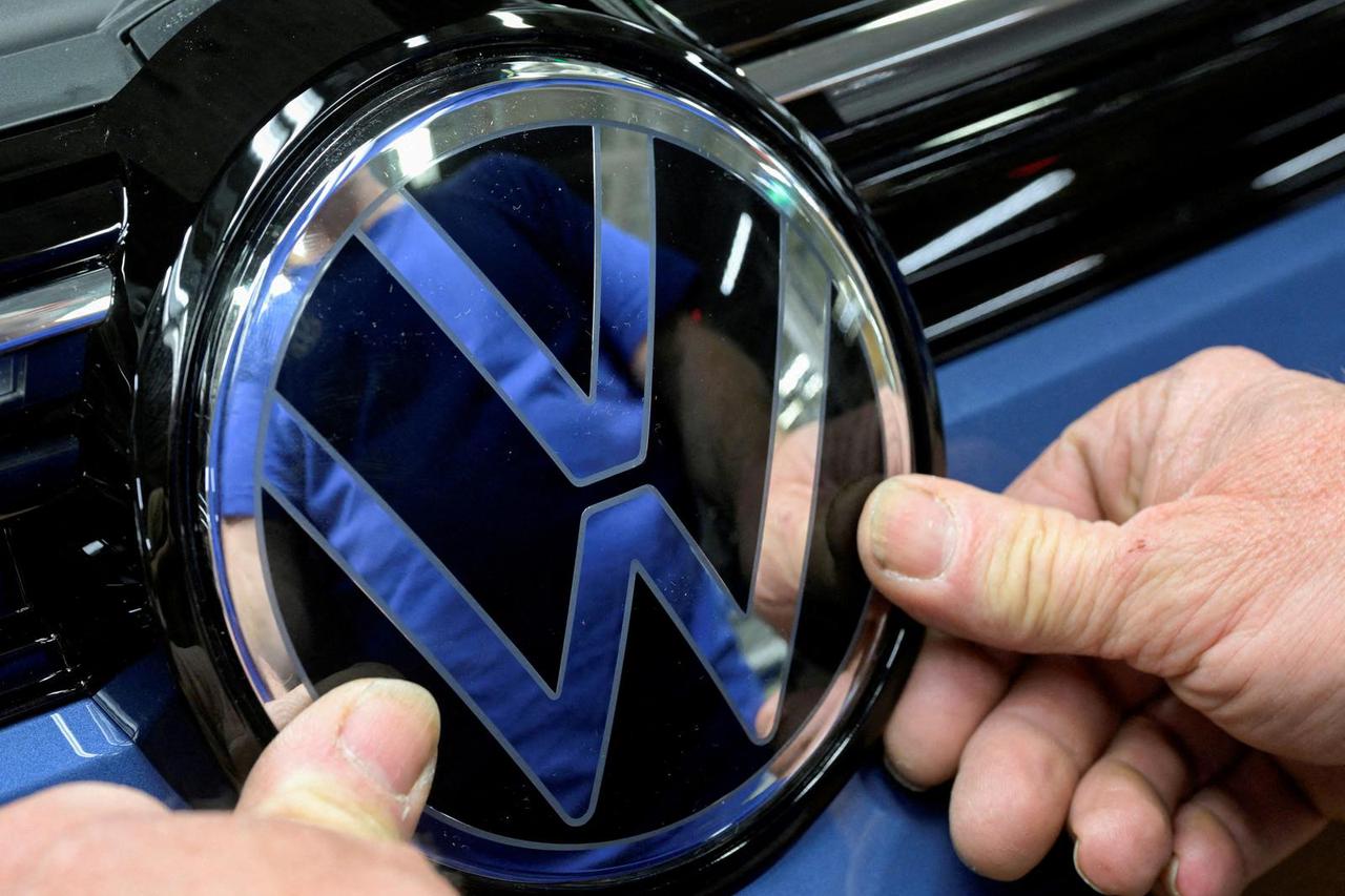 FILE PHOTO: Volkswagen’s Golf VIII and Tiguan production in Wolfsburg