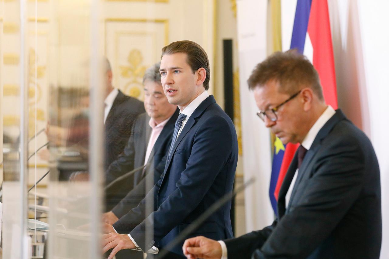 Kancelar Kurz i ministar zdravlja Anschober