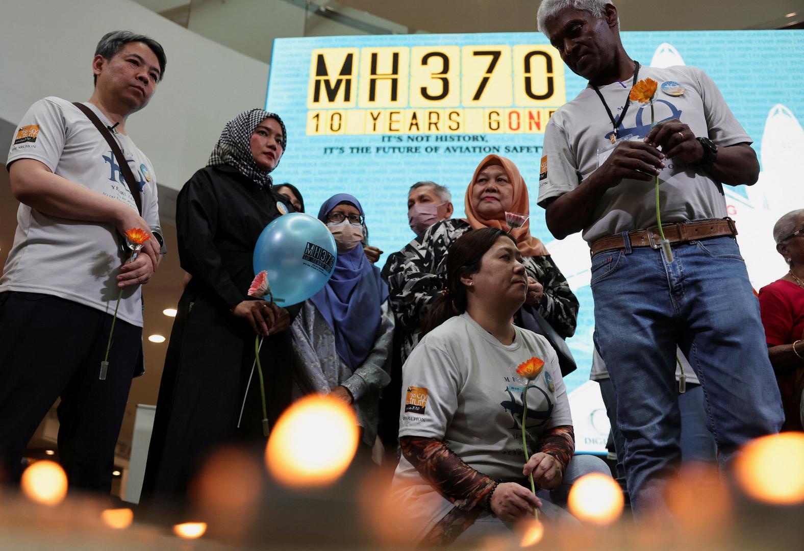 Families of passengers from both China and Malaysia, who were aboard the missing Malaysia Airlines flight MH370, are seen during a remembrance event commemorating the 10th anniversary of its disappearance, in Subang Jaya, Malaysia March 3, 2024. REUTERS/Hasnoor Hussain Photo: HASNOOR HUSSAIN/REUTERS