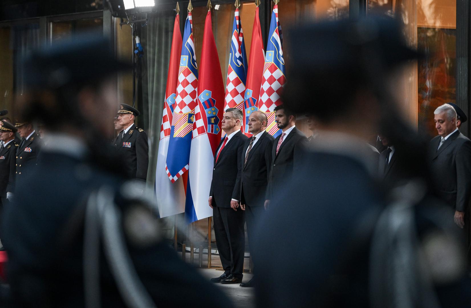 02.08.2024., Zagreb - Predsjednik Republike i vrhovni zapovjednik Oruzanih snaga Republike Hrvatske Zoran Milanovic upriicio je  svecani prijem povodom obiljezavanja Dana pobjede i domovinske zahvalnosti i Dana hrvatskih branitelja te 29. obljetnice VRO Oluja.  Photo: Josip Regovic/PIXSELL