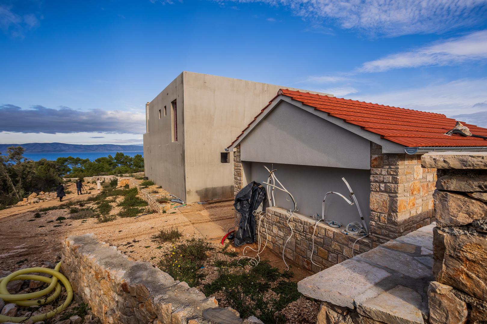 11.12.2023., Zastrazisce Otok Hvar, Bespravno sagradjena Vila Frane Barbarica bivseg sefa HEP-a. Photo: Zvonimir Barisin/PIXSELL