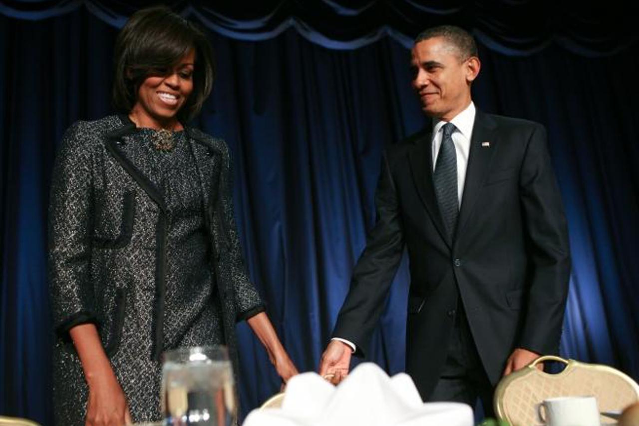 'President Barack Obama delivers remarks at the National Prayer Breakfast at the Washington Hilton. Vice President Joe Biden, First Lady Michelle Obama and members of Congress were also on hand for th