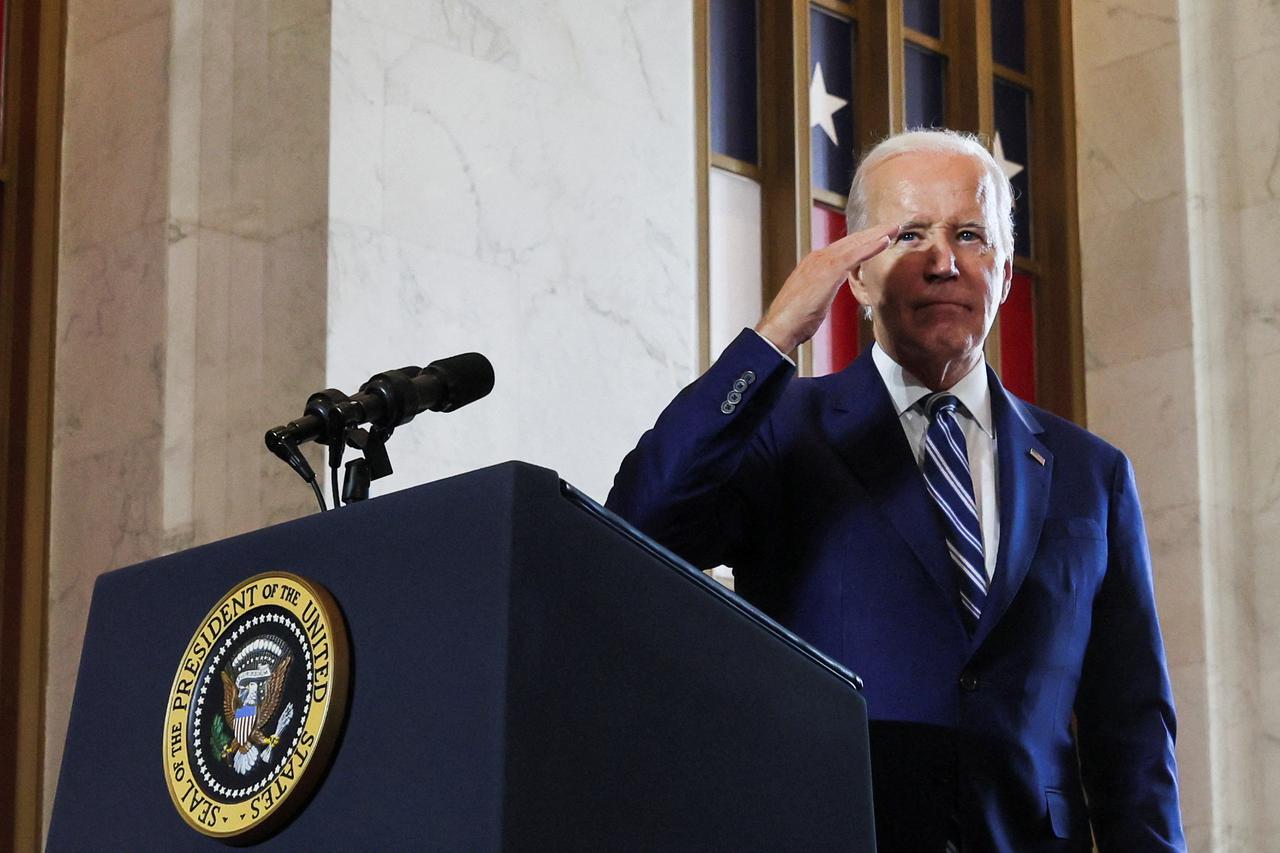 U.S. President Joe Biden visits Chicago