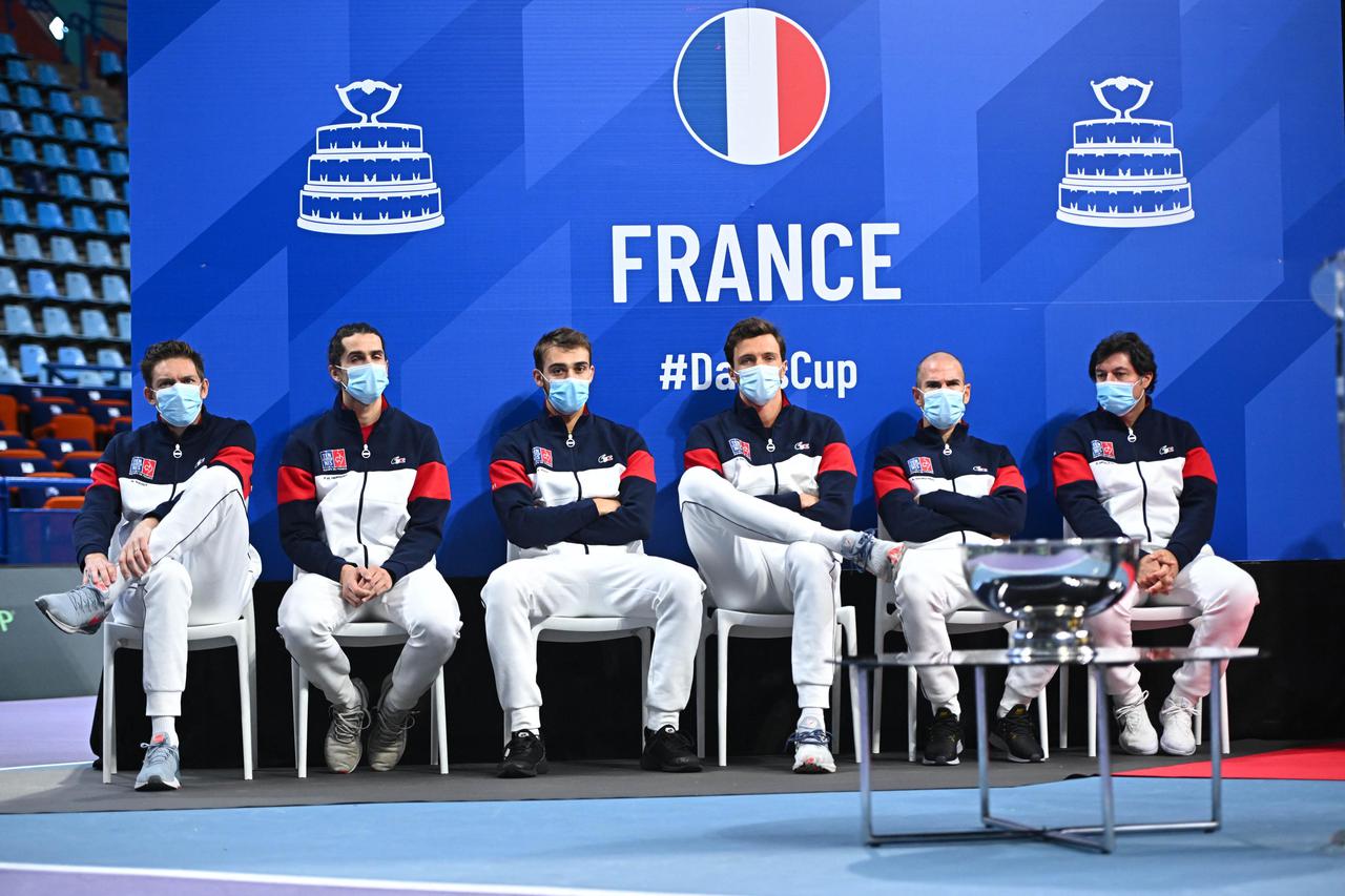 Draw Ceremony During Davis Cup Qualifying Round - Pau