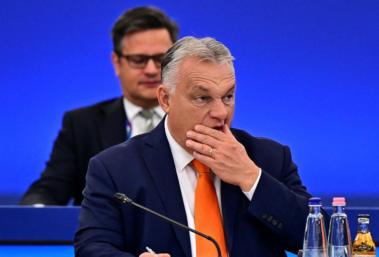 Hungarian Prime Minister Viktor Orban attends the informal EU Summit at the Puskas Arena, in Budapest, Hungary, November 8, 2024. REUTERS/Marton Monus Photo: MARTON MONUS/REUTERS