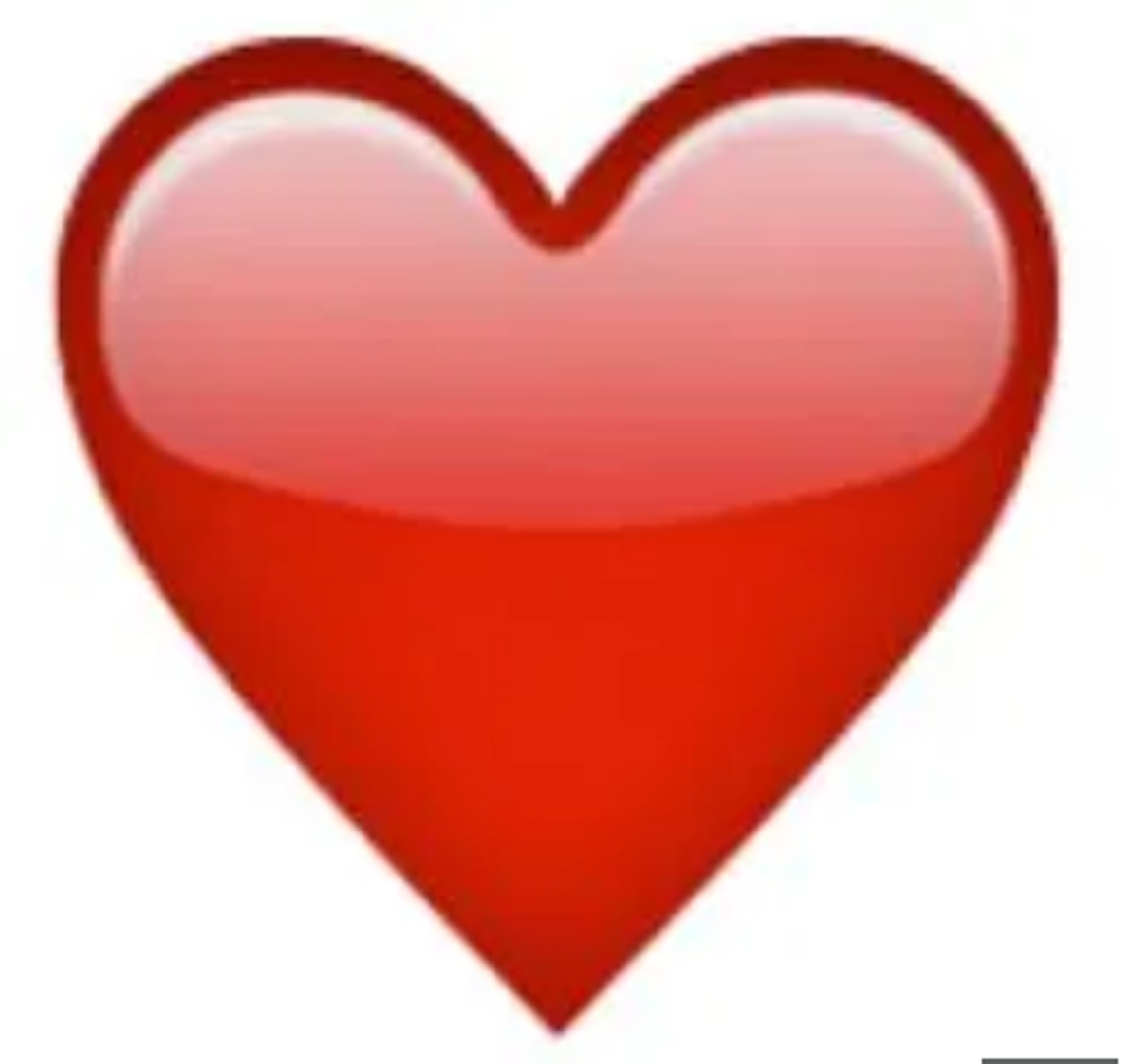 Crveno srce predstavlja iskrenu ljubav, a može se koristiti kako biste iskazali strast i romantiku.