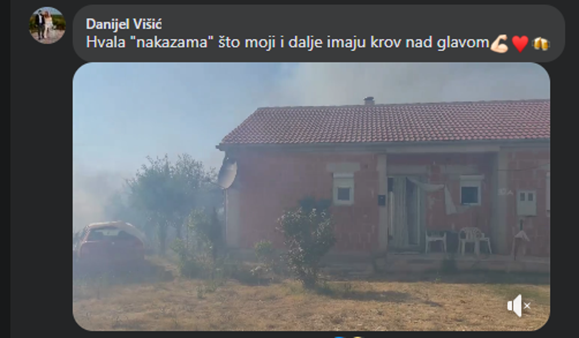 "Hvala 'nakazama' što moji i dalje imaju krov nad glavom", stoji u jednoj od objava. 