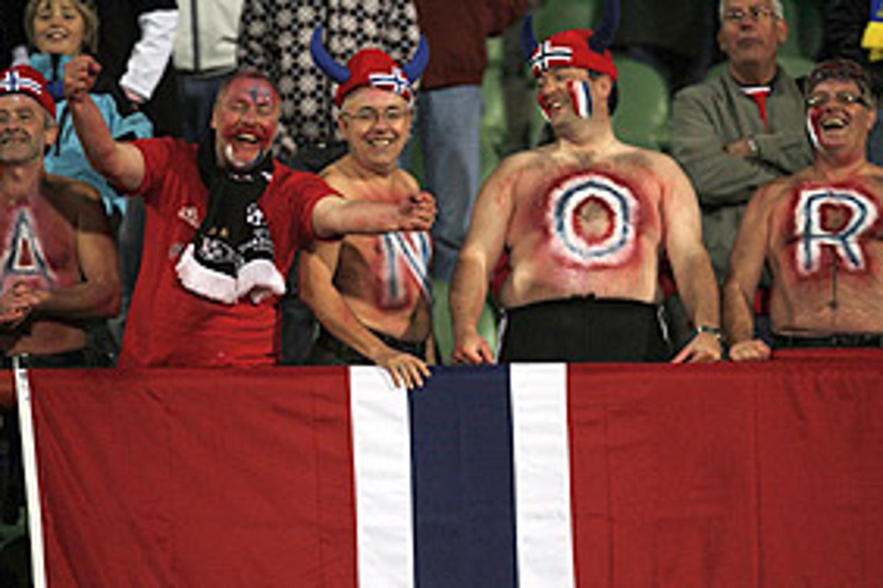 Norveški navijači na svakoj utakmici bučna su potpora svojim reprezentativcima