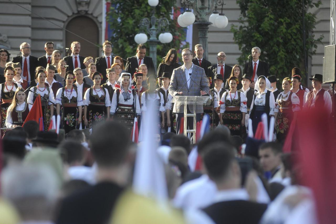 Beograd: Održan prvi Svesrpski sabor  