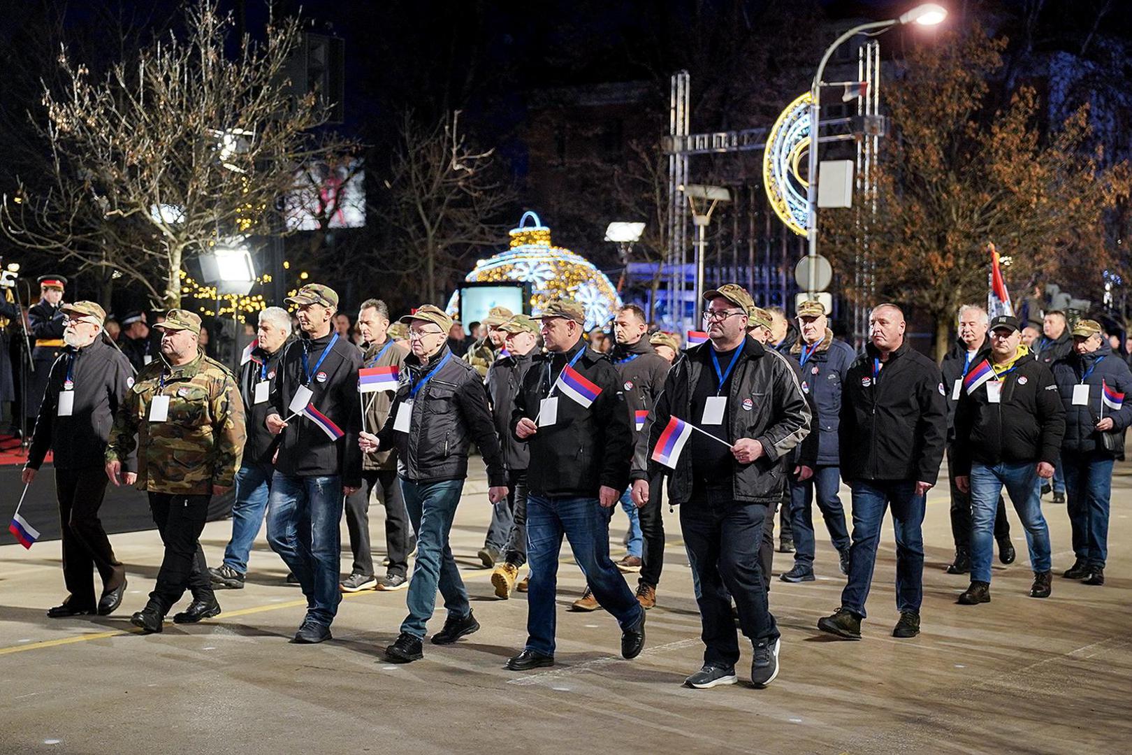 09.01.2025., Banja Luka, Bosna i Hercegovina - Povodom Dana Republike Srpske u Banja Luci se odrzava svecani defile u kojem sudjeluje ukupno 3.400 ljudi. Photo: Dejan Rakita/PIXSELL