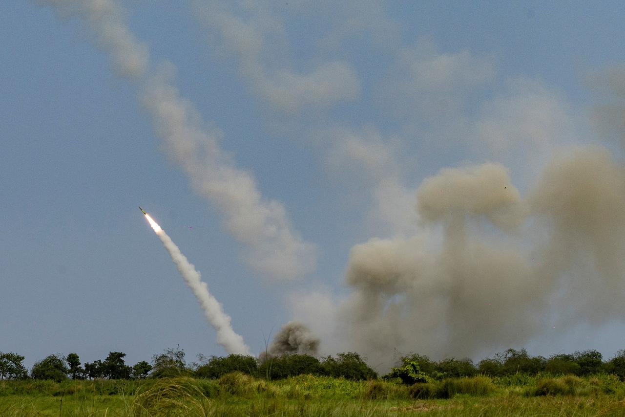 FILE PHOTO: Philippines and U.S. troops participate in joint live fire exercises