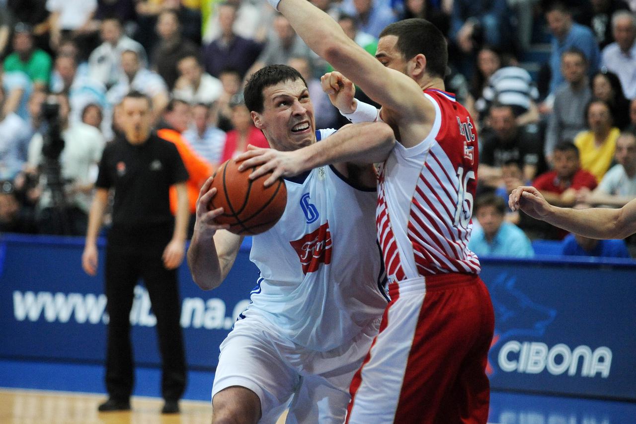 30.03.2014., KC Drazen Petrovic, Zagreb - ABA liga, 26. kolo, Cibona - Crvena Zvezda. Darko Planinic. Photo: Daniel Kasap/PIXSELL