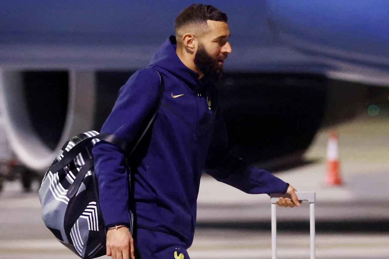 FIFA World Cup Qatar 2022 Arrival - France team arrives in Doha