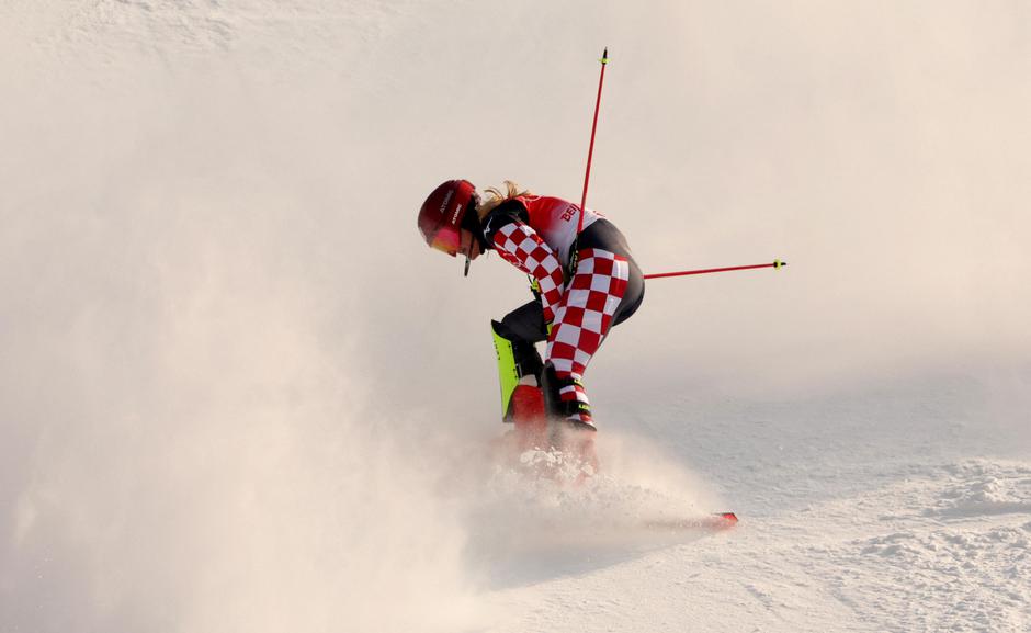 Alpine Skiing - Women's Slalom Run 1