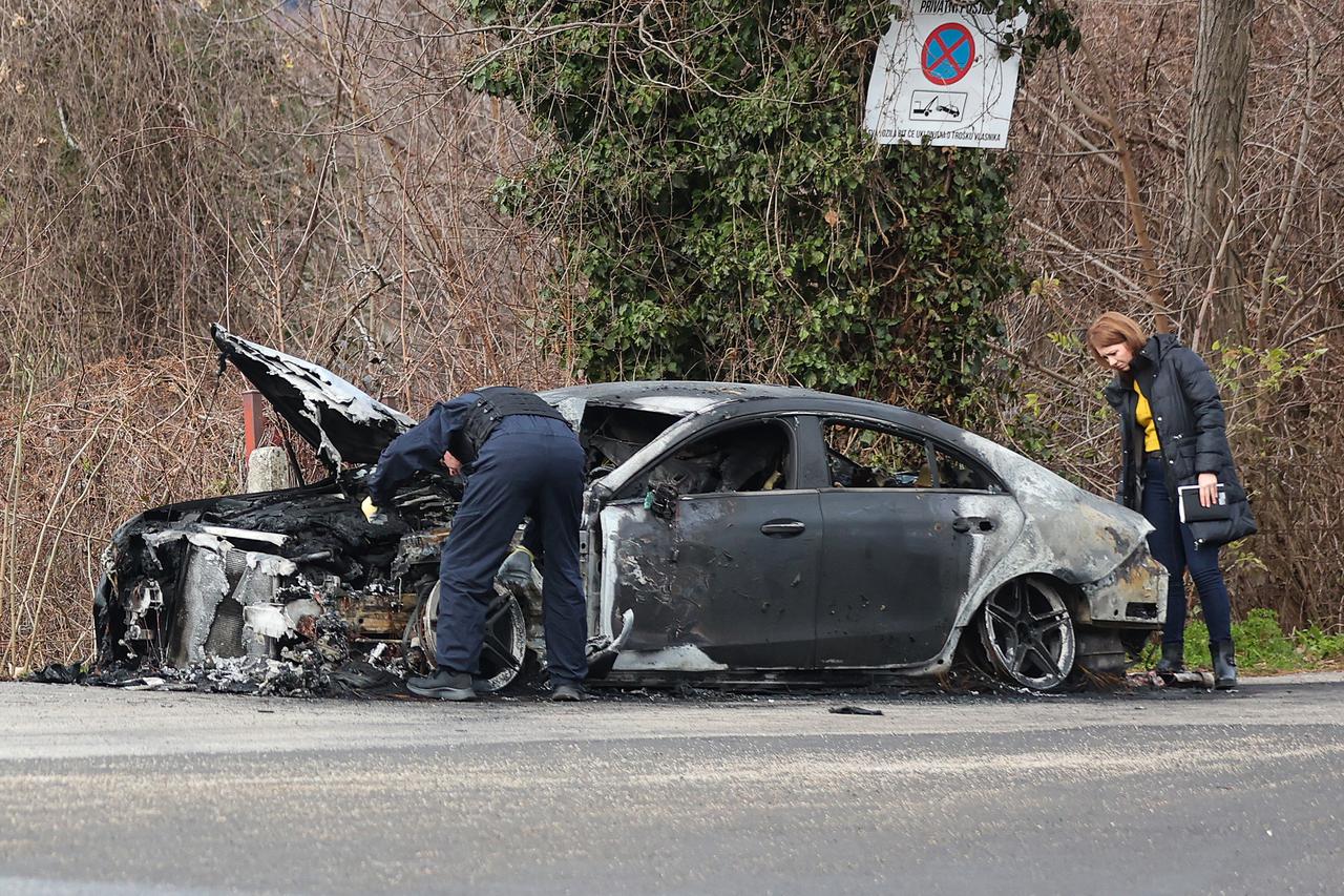 Zagreb: Izgorio Mercedes suvlasnika poznatog noćnog kluba