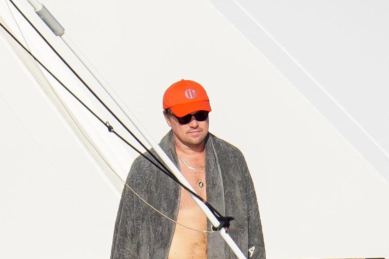 Leonardo DiCaprio and Tobey Maguire in St Tropez