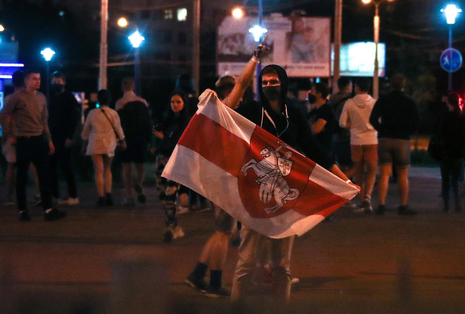 MINSK, BELARUS - AUGUST 11, 2020: People take part in a protest against the results of the 2020 Belarusian presidential election. Mass protests erupted in major cities across Belarus in the evening of August 9. Valery Sharifulin/TASS Photo via Newscom Newscom/PIXSELL