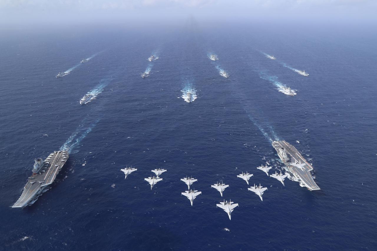 CHINA-NAVY-AIRCRAFT CARRIER FORMATION-EXERCISE (CN)