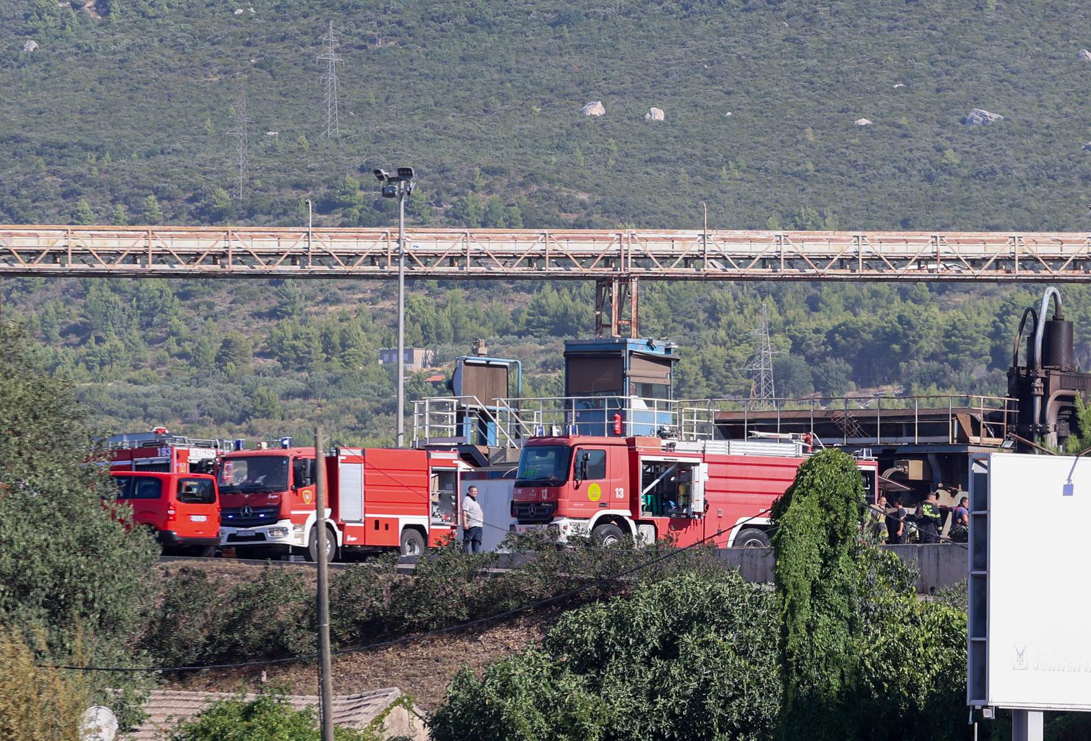 30. 07. 2024., Kastel Sucurac - Pozar kod zeljezare stavljen pod kontrolu.  Photo: Ivana Ivanovic/PIXSELL