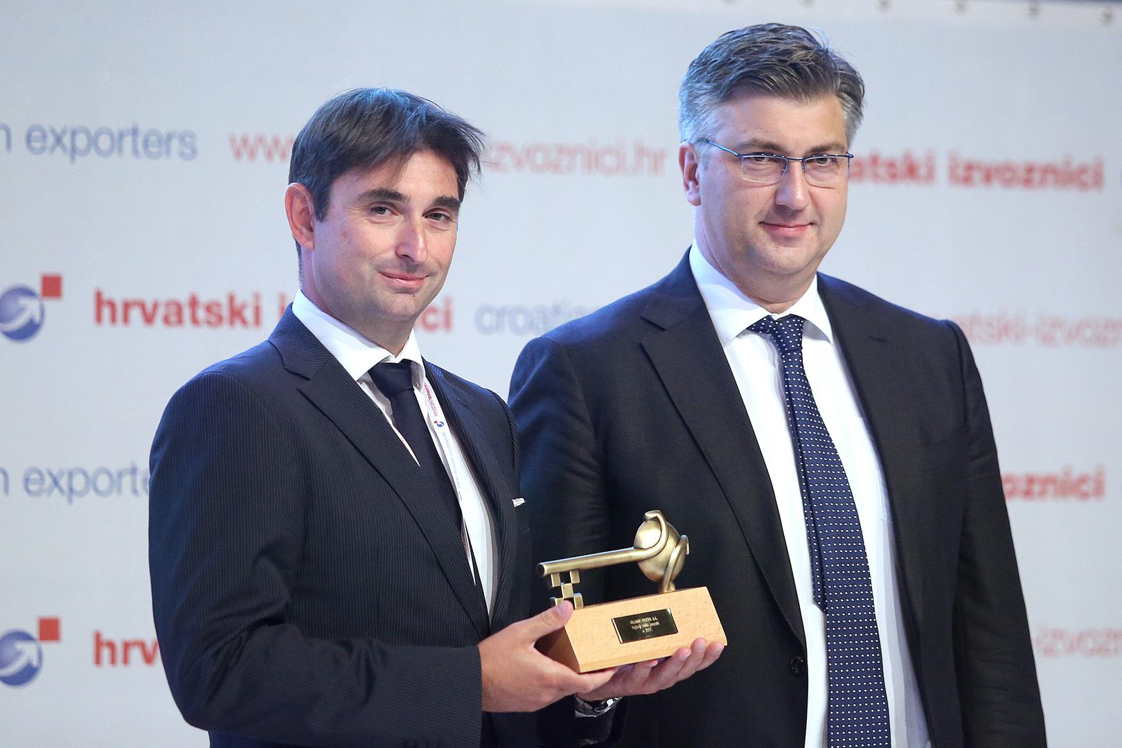 Marko Čižmek iz Valamara i premijer Andrej Plenković