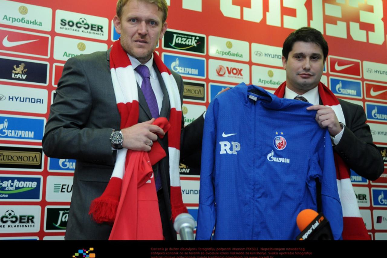 '09.12.2010., Zagreb - Robert Prosinecki potpisao za trenera Crvene zvezde. Photo: Anto Magzan/PIXSELL'