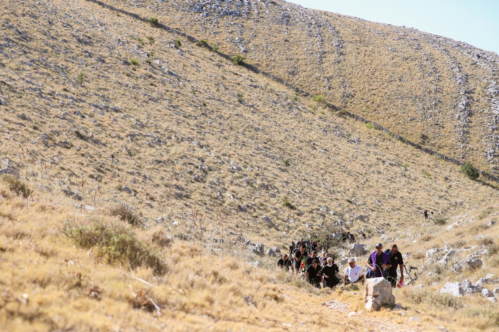 30.08.2021., Kornati - Na otoku Kornatu obiljezena je 14. obljetnica stradanja 12 vatrogasaca iz Tisnog, Vodica i Sibenika u Kornatskoj tragediji. 
Photo: Luka Stanzl/PIXSELL