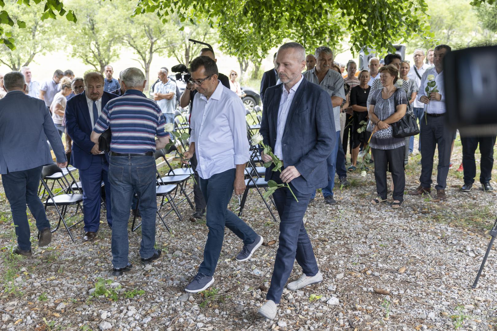 03.08.2023. Otocac - Centralna komemoracija za stradale Srbe u Oluji, koju organizira SNV "u znak sjecanje na egzodus Srba i sve stradale u ratu". Photo: Nikola Mraovic/PIXSELL