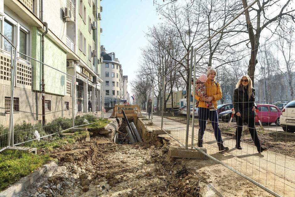 Zagreb: Dio ulice Ivane Brlić Mažuranić na Malešnici već je mjesecima raskopan