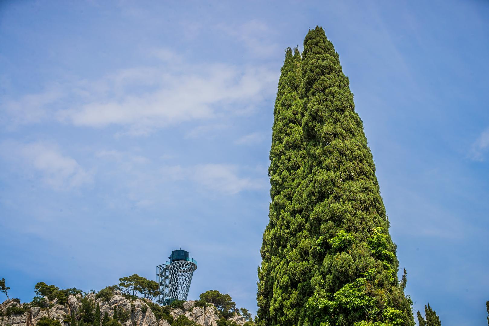 14.05.2024., Split - Pogled sa Juzne padine Marjana na novu Osmatracnicu. Photo: Zvonimir Barisin/PIXSELL