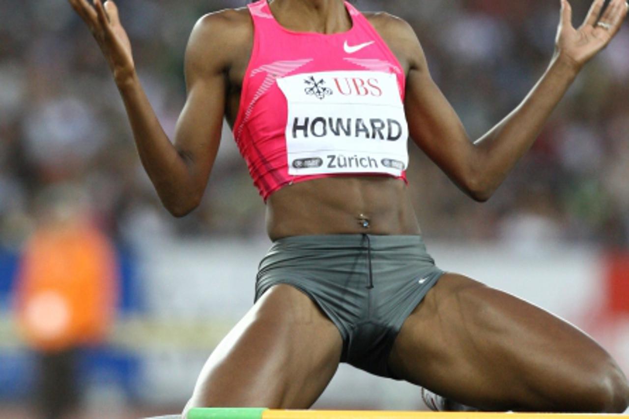 'Berlin 28.08.2009, Leichtathletik Golden League - Weltklasse Zuerrich,   Chaunte Howard Foto: OnlineSport'