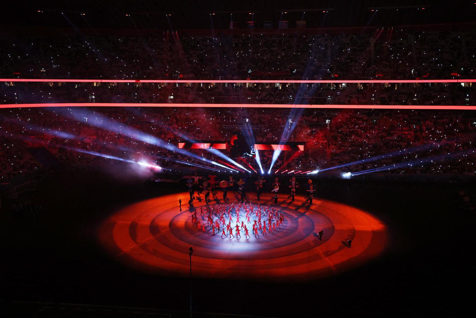 Soccer Football - FIFA World Cup Qatar 2022 - Group A - Qatar v Ecuador - Al Bayt Stadium, Al Khor, Qatar - November 20, 2022 General view during the opening ceremony REUTERS/Molly Darlington Photo: MOLLY DARLINGTON/REUTERS