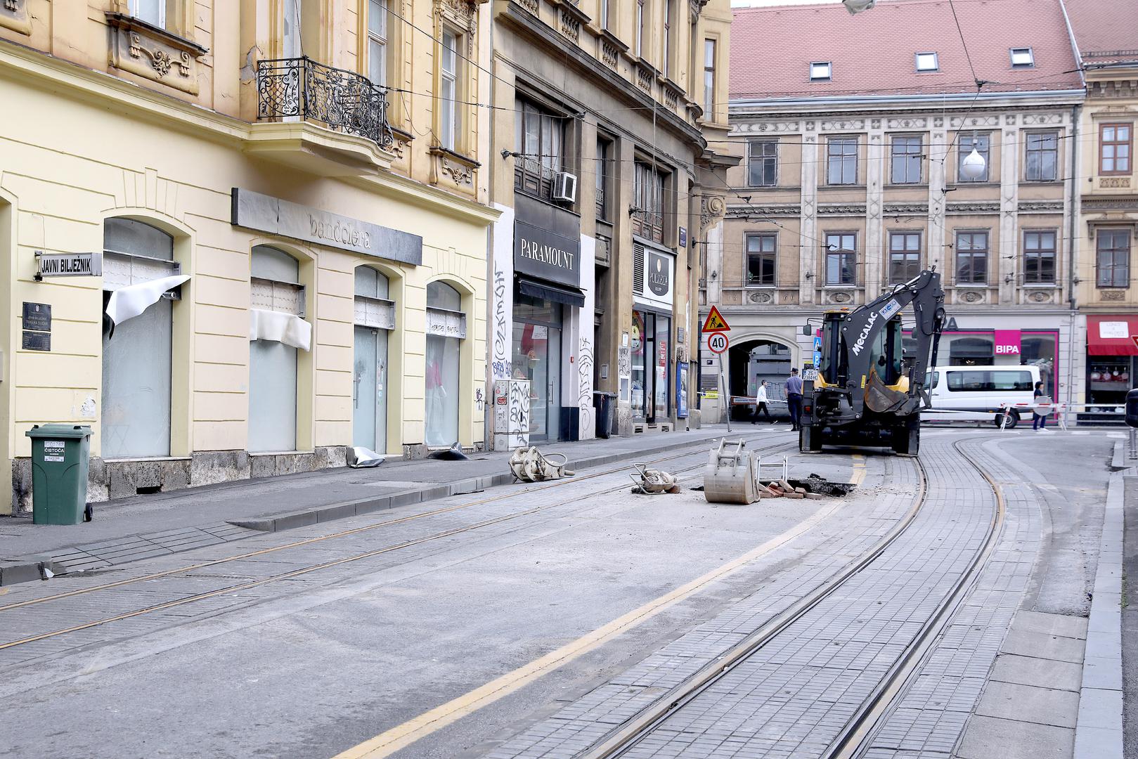 01.06.2022., Zagreb - U Frakopanskoj ulici u ceka se pocetak sanacije posljedica pozara koji je sinoc izbio na plinskim instalacijma. 
 Photo: Patrik Macek/PIXSELL