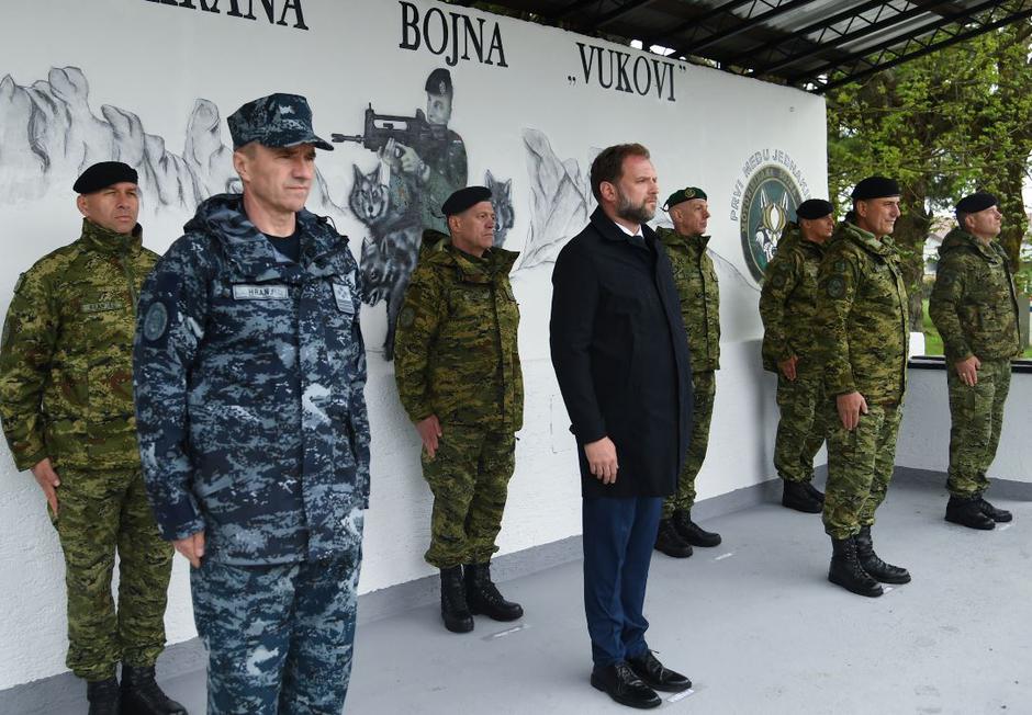 Svečani ispraćaj satnije HRVCON-a u NATO operaciju KFOR u Republiku Kosovo