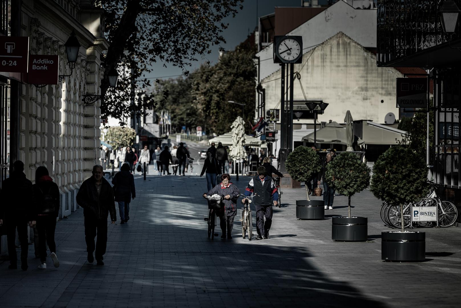 09.11.2023., Vukovar - Jedan obican dan u Vukovaru. Lokacije u centru grada gdje je najveca frekvencija prolaznika. Photo: Davor Javorovic/PIXSELL