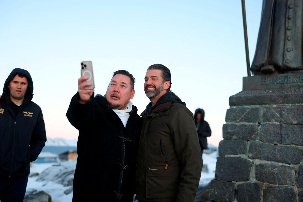 Donald Trump Jr. visits Nuuk