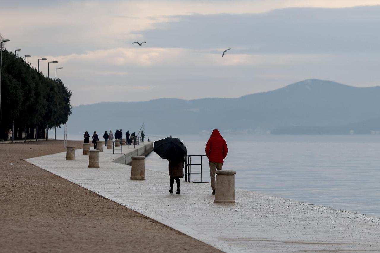 Zadar: Oblačno i kišovito vrijeme