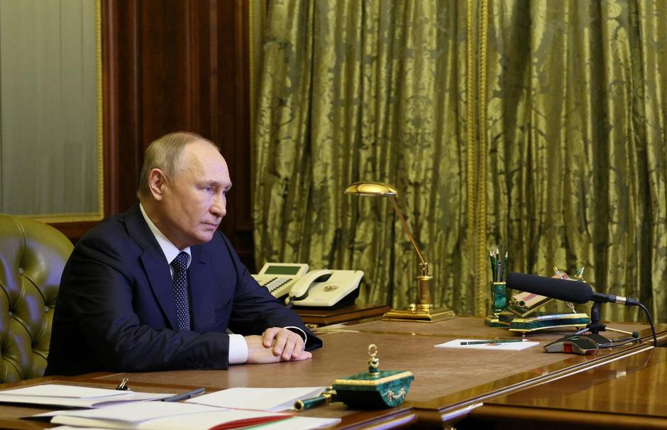 Russia's President Putin holds meeting with Security Council in Saint Petersburg