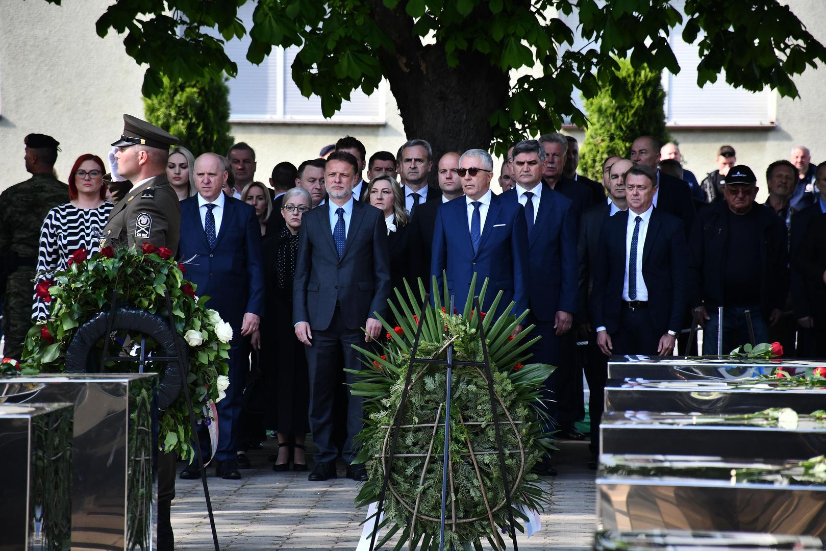 01.05.2022., Okucani - Obiljezavanje 27. obljetnice vojno-redarstvene operacije Bljesak u Okucanima  Photo: Ivica Galovic/PIXSELL