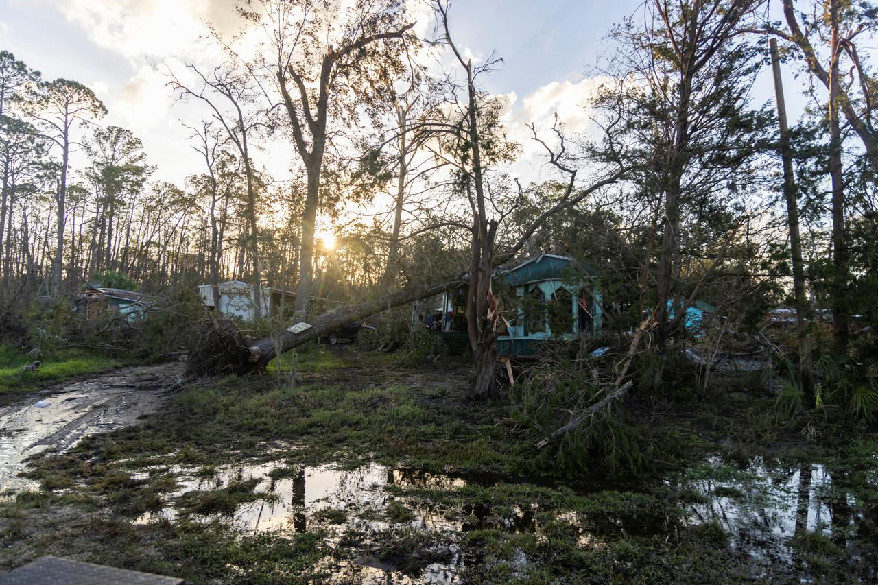 Aftermath of Hurricane Helene in Florida