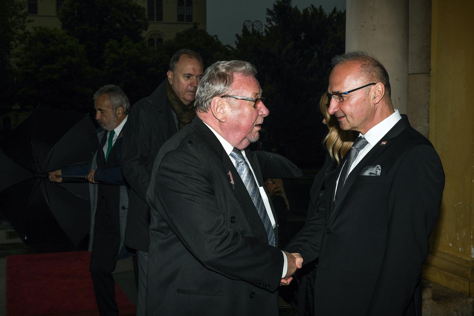 29.05.2022., Zagreb - Svecani koncert u povodu Dana drzavnosti i 30. obljetnice medjunarodnog priznanja Republike Hrvatske. Vladimir Seks, Gordan Grlic Radman Photo: Sandra Simunovic/PIXSELL