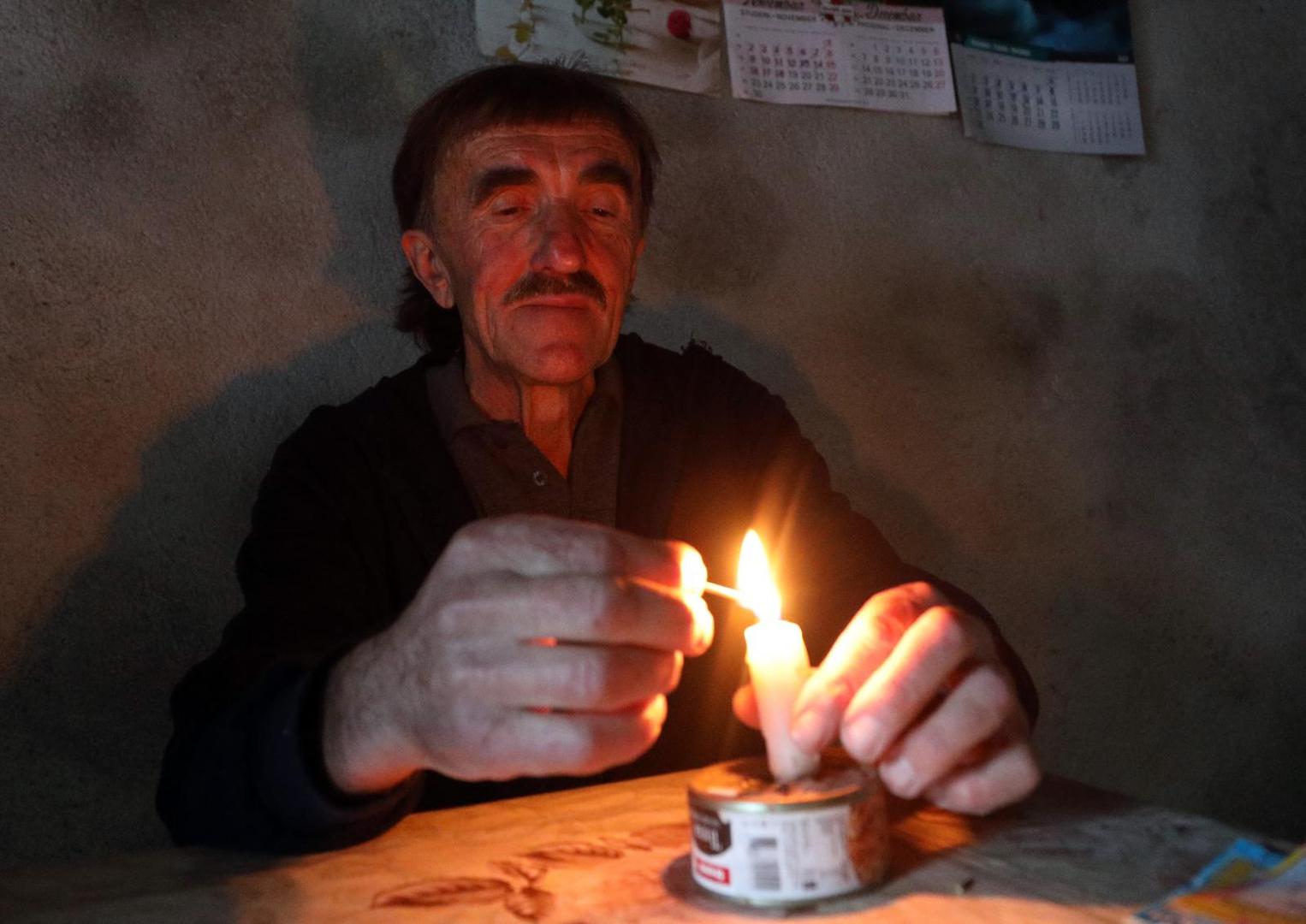 18.11.2020., Mracaj - Reportaza o napustenom selu Mracaj na granici Bosne i Hercegovine i Republike Hrvatske i njegovom jedinom stanovniku Vesi Momicu. Photo: Dusko Jaramaz/PIXSELL