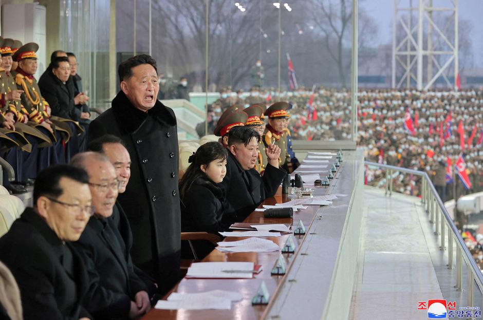 North Korean leader Kim Jong Un watches sport games in Pyongyang