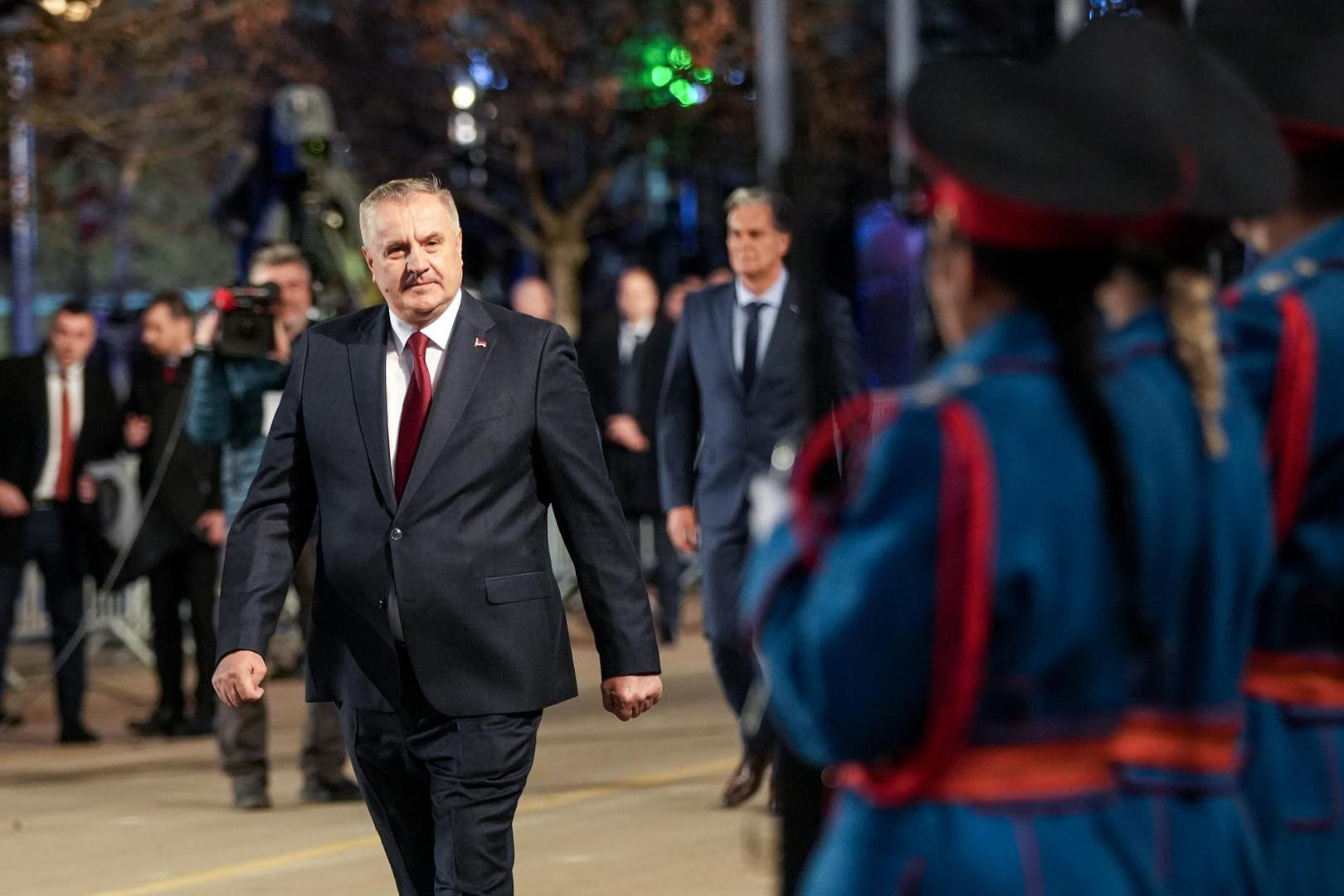 09.01.2025., Banja Luka, Bosna i Hercegovina - Povodom Dana Republike Srpske u Banja Luci se odrzava svecani defile u kojem sudjeluje ukupno 3.400 ljudi. Radovan Viskovic Photo: Dejan Rakita/PIXSELL