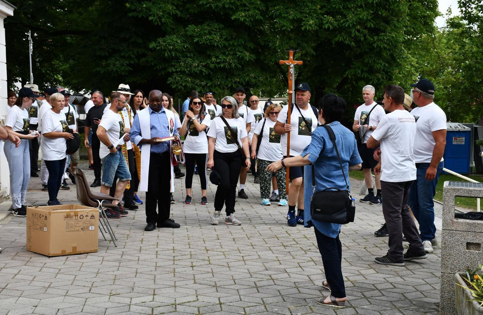 12.06.2021., Podvinje - Hodocasce od Podvinja do Gornjih Mocila (BiH) u sklopu tradicionalnih Dana svetog Ante Padovanskog.
Photo: Ivica Galovic/PIXSELL