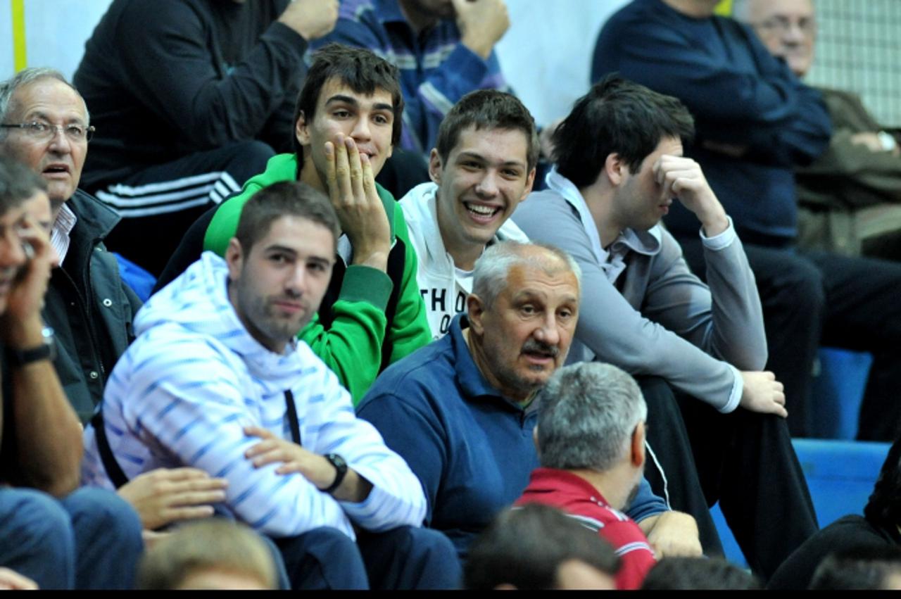 '15.10.2011., Zagreb - KD Drazen Petrovic.3. kolo, ABA lige.Zagreb CO - Buducnost VOLI. Dario Saric Photo: Marko Lukunic/PIXSELL'