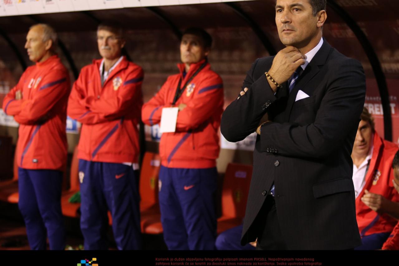 '11.09.2012., stadion Kralj Baudouin, Bruxelles, Belgija - Kvalifikacije za Svjetsko nogometno prvenstvo 2014., skupina A, 2. kolo, Belgija - Hrvatska. Igor Stimac.  Photo: Marko Prpic/PIXSELL'