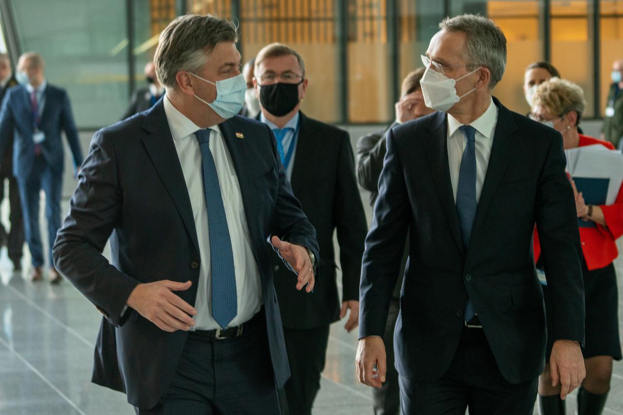 Andrej Plenković i Jens Stoltenberg