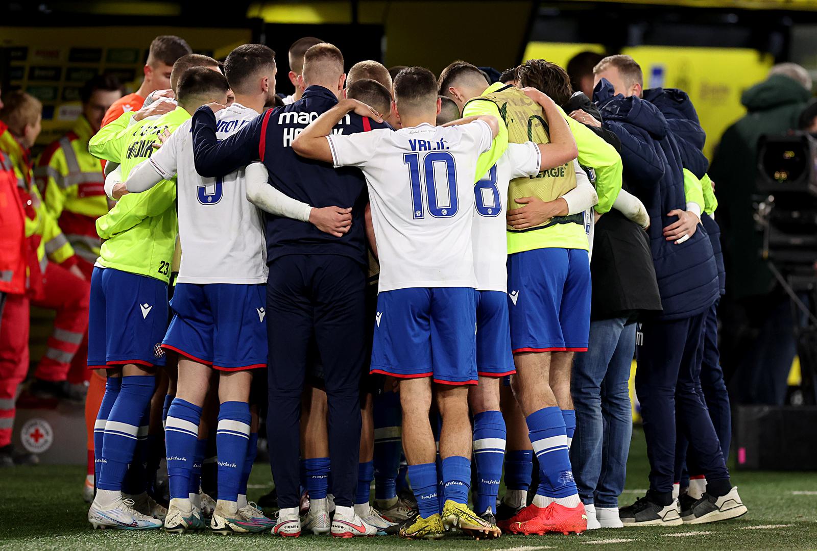 15.03.2023., stadion Signal Iduna Park, Dortmund, Njemacka - UEFA Liga prvaka mladih, cetvrtfinale, Borussia Dortmund - HNK Hajduk. Photo: Goran Stanzl/PIXSELL