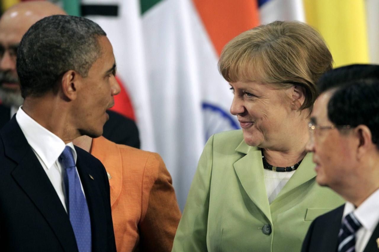 Hu Jintao, Merkel, Obama (1)