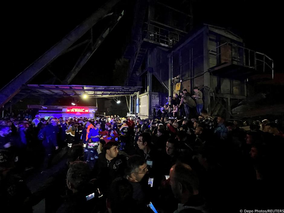 Explosion at a coal mine in northern Turkey